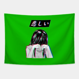 STARE - Sad Japanese Aesthetic Tapestry