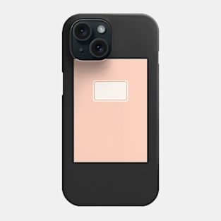 Back to School Pale Peachy Pink Phone Case