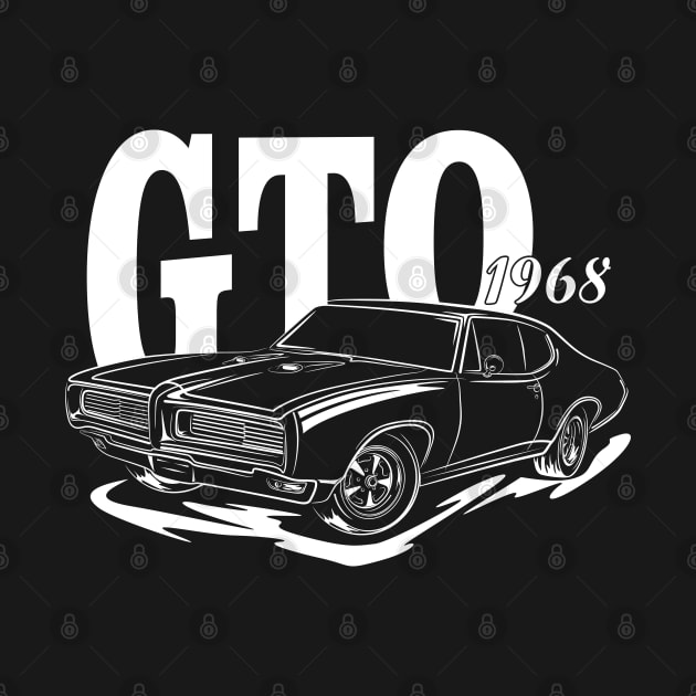 GTO 1968 (White Print) by WINdesign