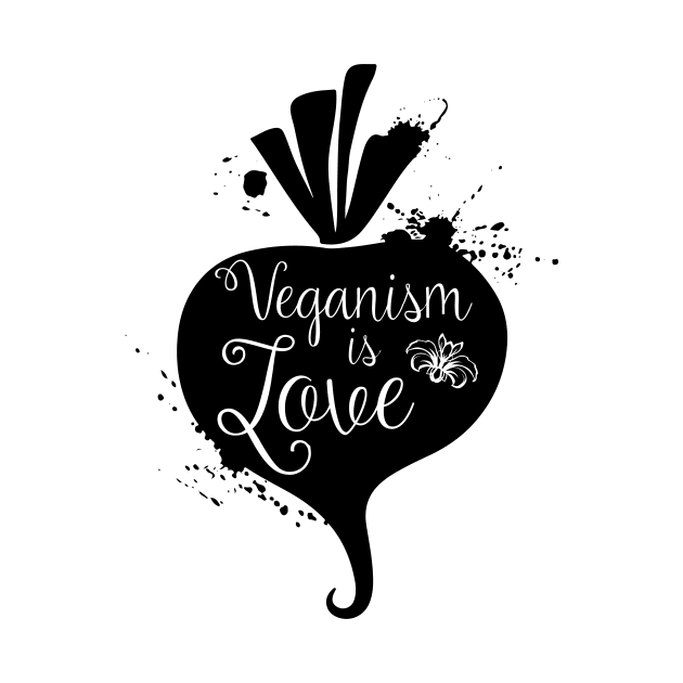 Veganism is Love by designdaking