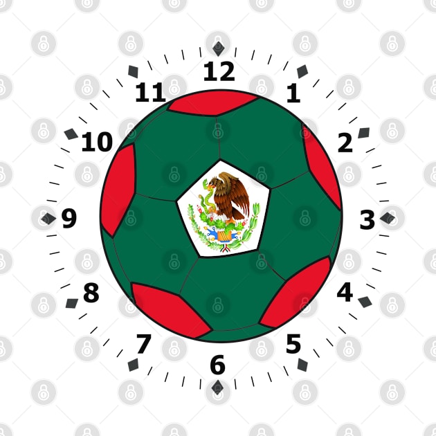 mexican flag clock by persa