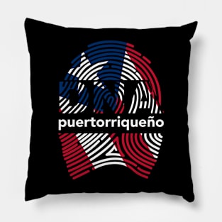 Puertorriqueno DNA Design for Boricua USA Fans Pillow