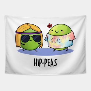 Hip-peas Funny Pea Pun Tapestry