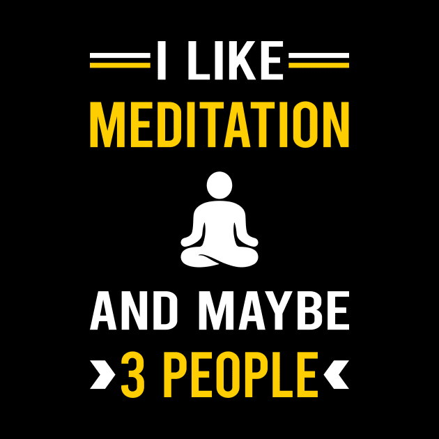 3 People Meditation Meditate Meditating Mindfulness by Good Day