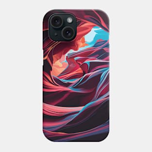 Abstract Vivid Antelope Canyon Design Phone Case