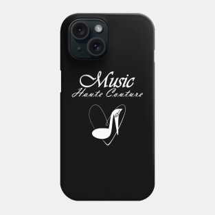 Music haute couture (white) Phone Case