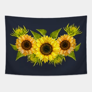 Sunflower Painted Tapestry