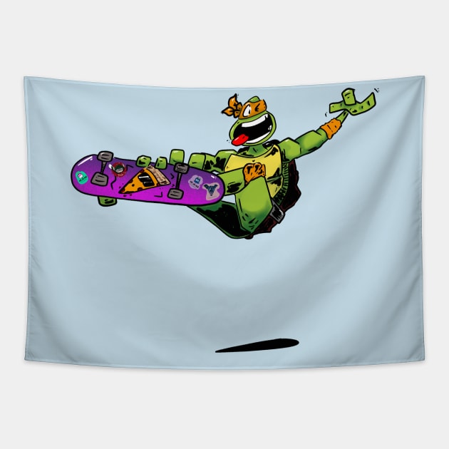 Mikey Cowabunga! Tapestry by Loft516