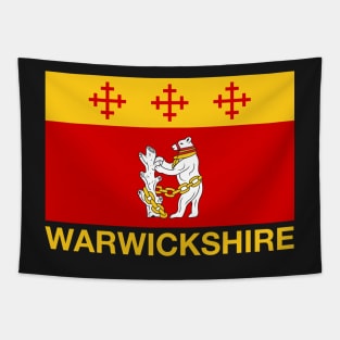 Warwickshire Standing Bear Flag - England Tapestry