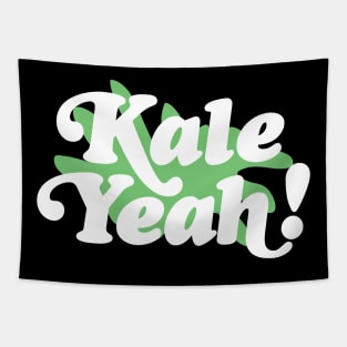 Kale Yeah! Awesome Veganism Design Tapestry