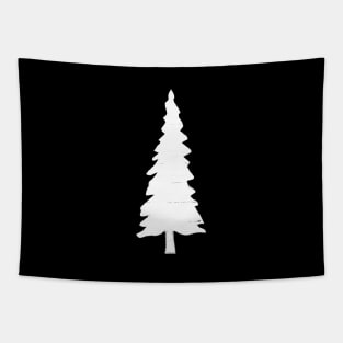 Pacific Crest Trail Blaze Marker Symbol Painted White Thru-Hiking Tapestry