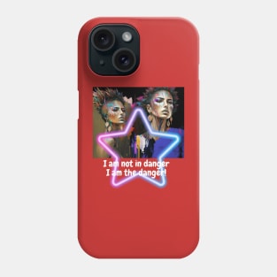 I am not in danger, I am the danger (Mohawk women) Phone Case