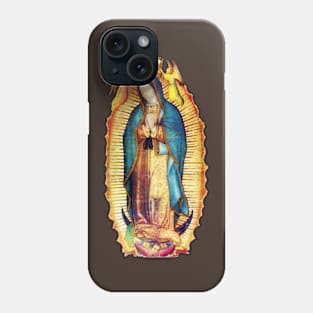 Our Lady of Guadalupe Crowned by Angels Phone Case