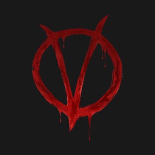 V For Vendetta Sign T-Shirt