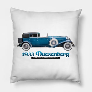 1933 Duesenberg J-427 Murphy Bodied Town Car Pillow