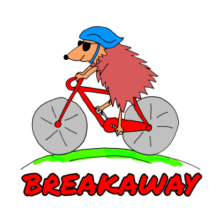 Funny Cycle Racing Cartoon Hedgehog T-Shirt