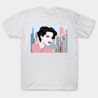 Patrick Nagel Illustration Boxy t-shirt by Chaser Brand 80's Duran Duran  Tee - Ultimate Encounter