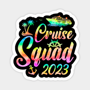 Cruise Squad 2023 Summer Vacation Family Friend Travel Group Magnet