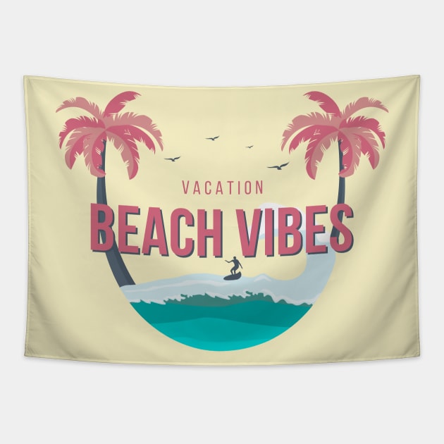 Beach Vibes Tapestry by Minor Design