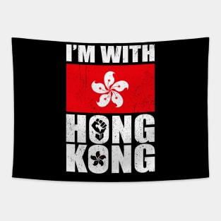 I'm With Hong Kong support the protest fight for freedom Tapestry