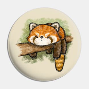 Red panda on a tree Pin