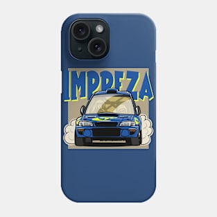 Subie 22B Rally Caricature Phone Case