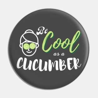 Cool as a Cucumber Design Pin