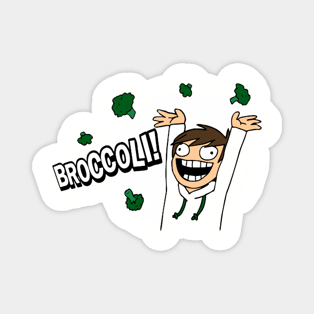 eddsworld -broccoli tee size extra large Magnet by Tracy Daum