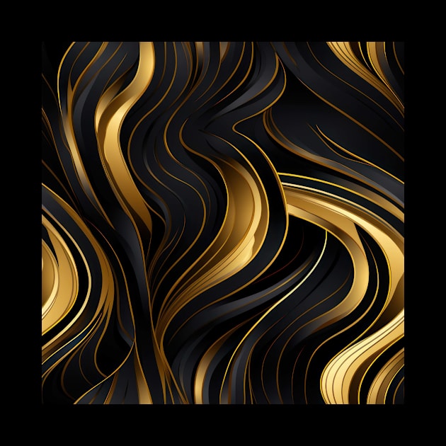 Golden Lattice: Luxurious Linearity in Gold by star trek fanart and more