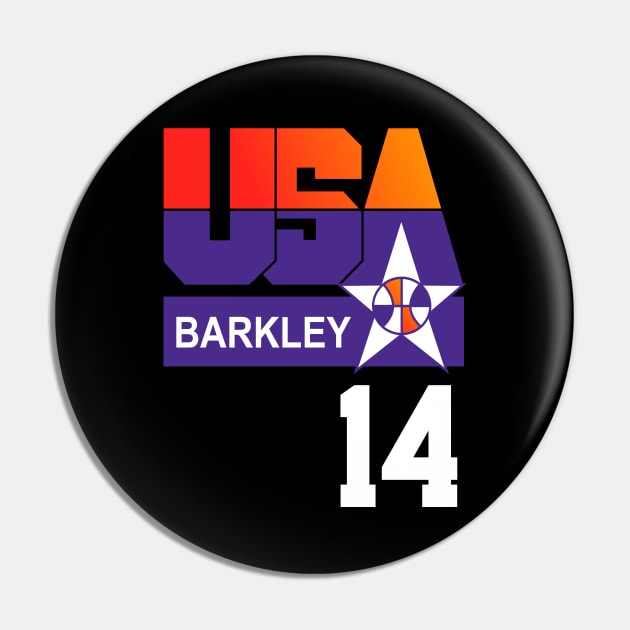 Charles Barkley Jersey Pin by Super Secret Villain