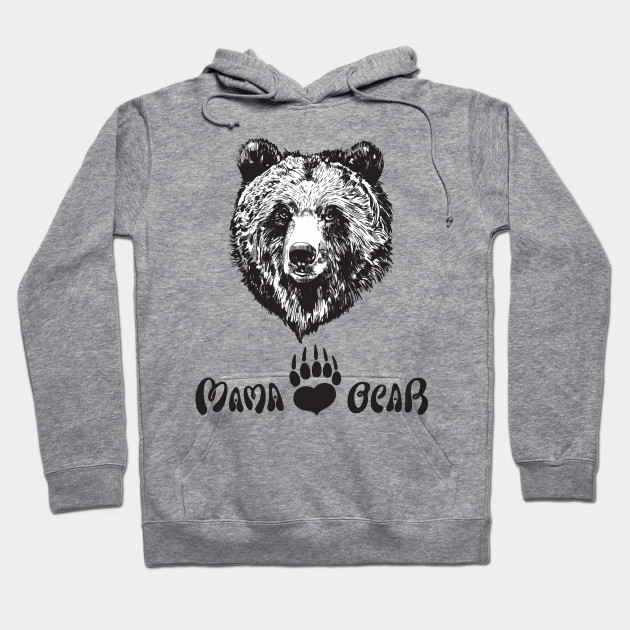 mama bear zip up hoodie