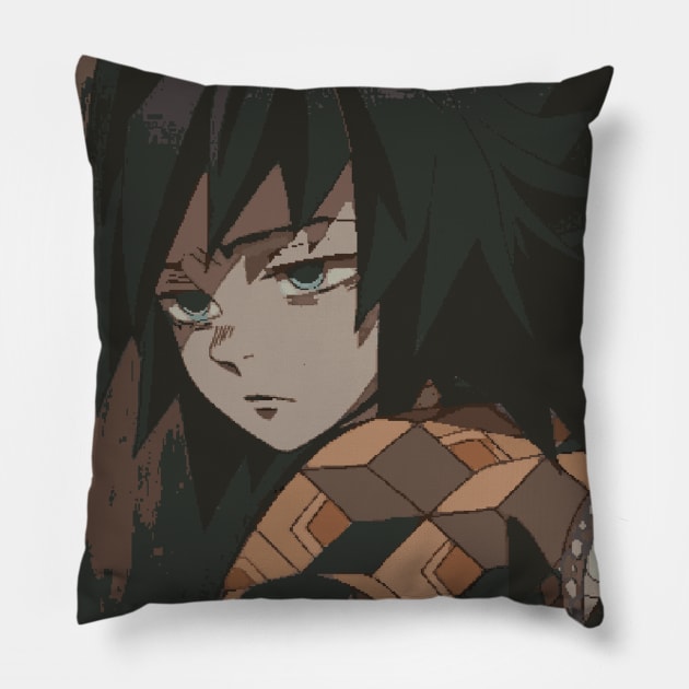 sarcastic Giyuu Tomioka Kimetsu no Yaiba Pillow by BleizerShtorn