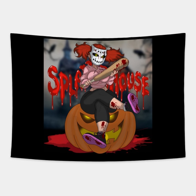 Splatter House Tapestry by DRevStudios 