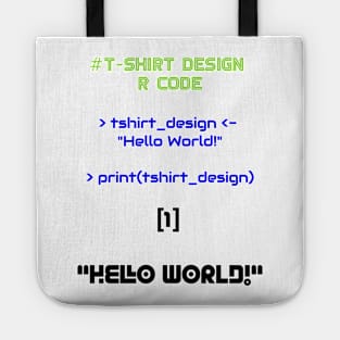T-Shirt Design Programming | R Code True Color Tote