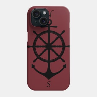 Anchor Compass Phone Case