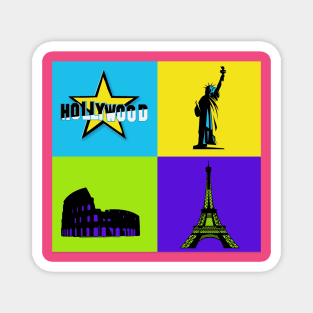 Famous Landmarks Magnet