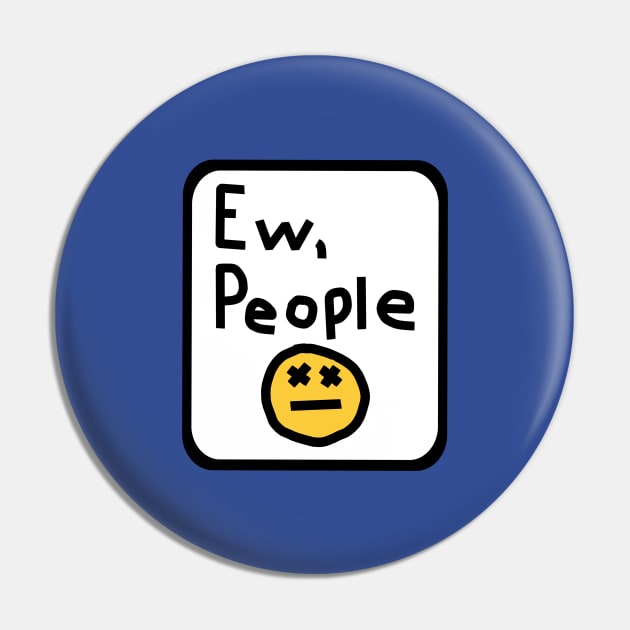 Framed Ew People Graphic Pin by ellenhenryart