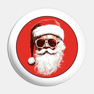 Santa's Rebel Stance: Naughty by Nature Pin