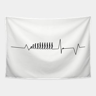 Evolution Charles Darwin heartbeat Tapestry