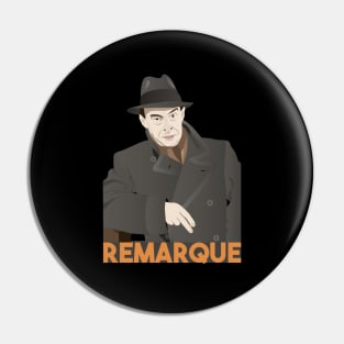 Erich Maria Remarque German Writer Pin