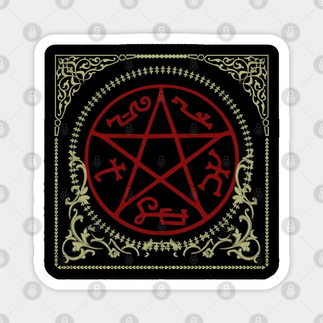 Devil's trap  supernatural Magnet by jessycroft