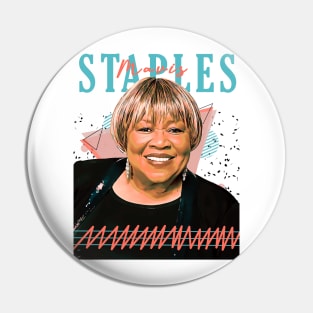 Mavis Staples Fan Art Retro Design // Vintage Pin