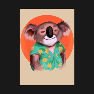 Koala with Hawaii Shirt T-Shirt