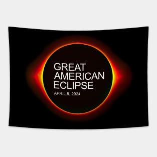 Great American Eclipse 2024 Tapestry