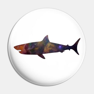 Orion Nebula Shark Pin