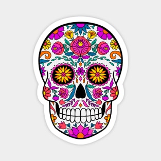 Sugar Skull Art, dia de los muertos Magnet