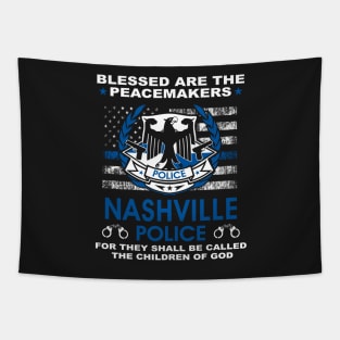 Nashville Police  – Blessed Are The PeaceMakers Tapestry