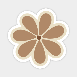 Minimalist Abstract Cute Minimal Flower Cute Minimal  design Magnet