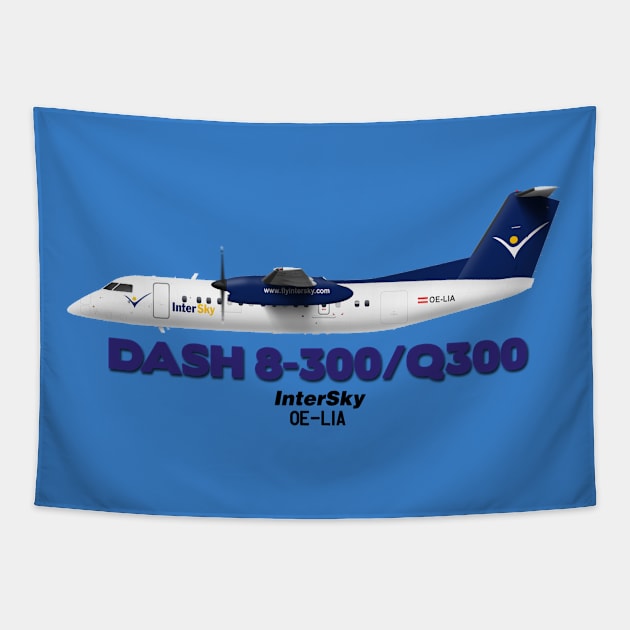 DeHavilland Canada Dash 8-300/Q300 - InterSky Tapestry by TheArtofFlying