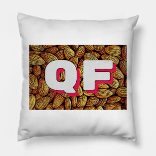 QF Almonds Logo Comic Strip Pillow